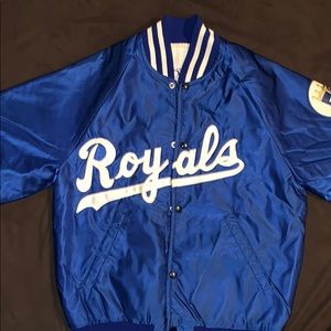PRE- OWNED MENS KANSAS CITY ROYALS JACKET SIZE M